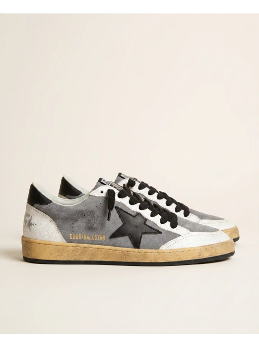 Ball Star Gray nappa black star