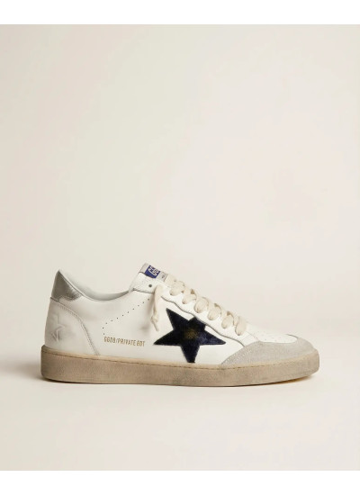 Mens Ball Star Blue suede star