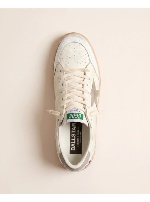 Mens Ball Star Nappa leather with Grey Nubuk star and Grey heel tab