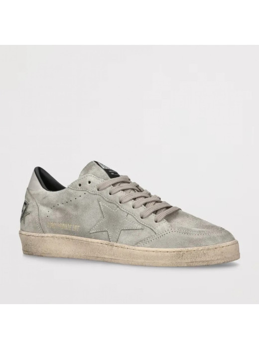 Mens Ball Star in Gray Suede With Gray Star