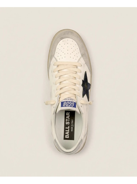 Mens Ball Star Blue suede star
