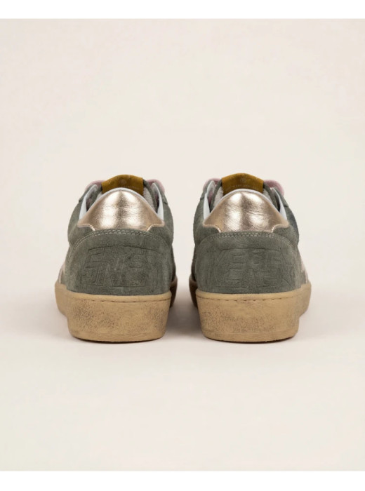 Ball Star in Khaki Suede With Gold Star