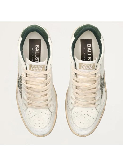 Ball Star in Green Heel With Gold Star