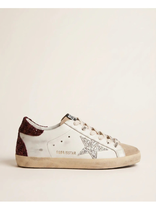Super-Star Silver glitter star borde