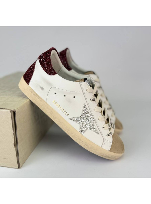 Super-Star Silver glitter star borde