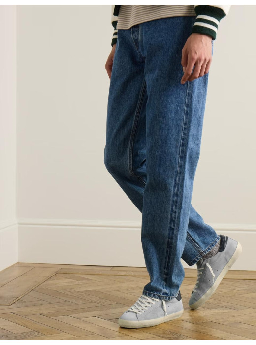 Mens Super-Star Suede Blue