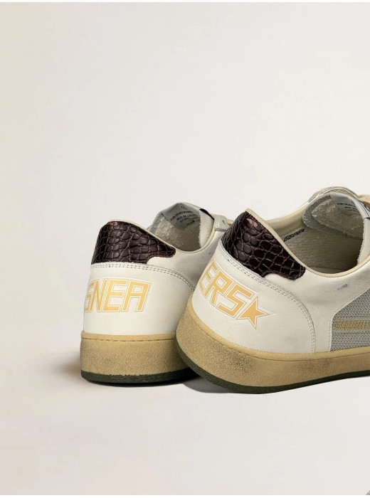 Mens Ball Star in Grey Fabric With Green Star