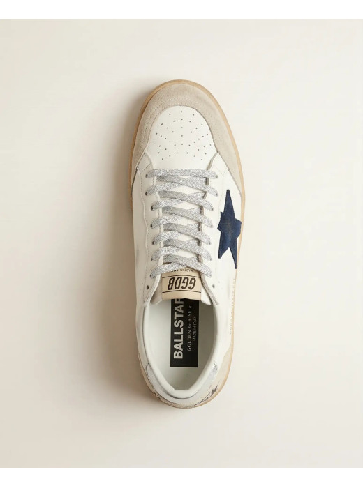Ball Star Blue suede star