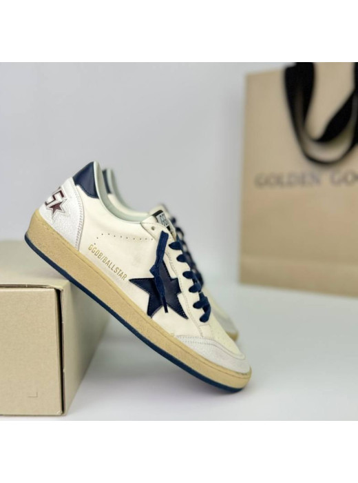 Ball Star Blue leather star