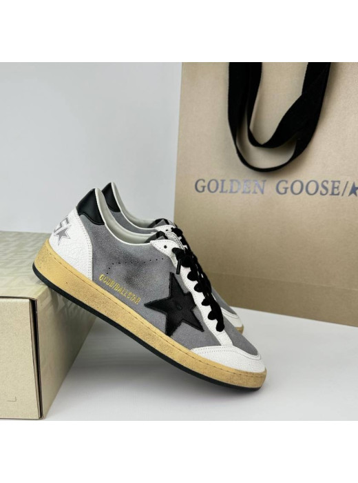 Ball Star Gray nappa black star