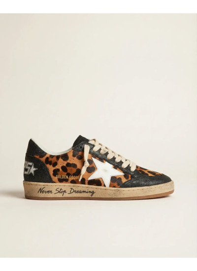Ball Star Sneakers in Leopard Print