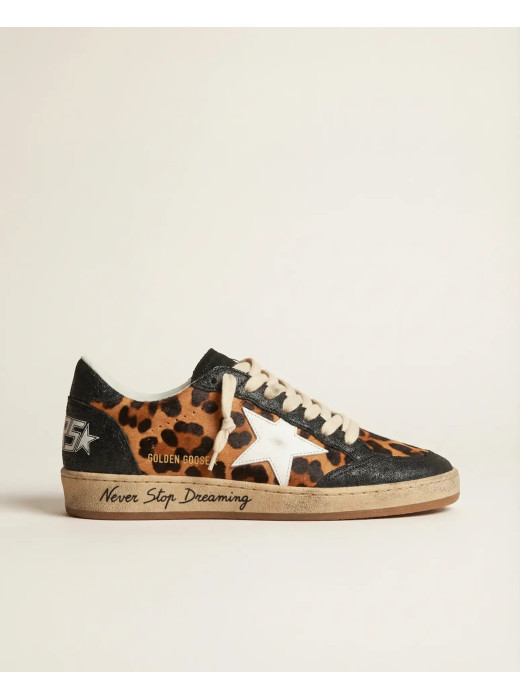 Ball Star Sneakers in Leopard Print