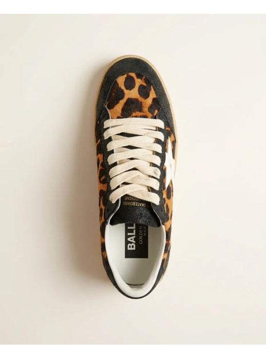 Ball Star Sneakers in Leopard Print