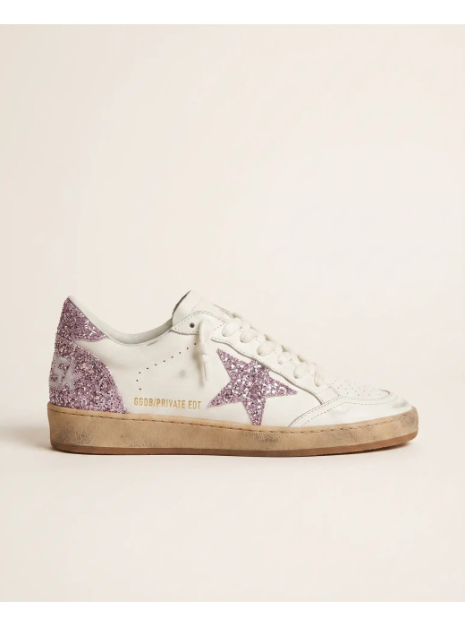Ball Star Pink glitter star