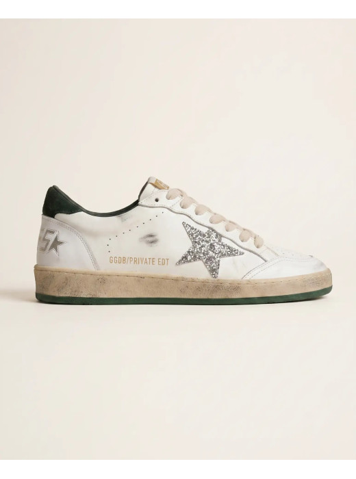 Ball Star in Green Heel With Gold Star
