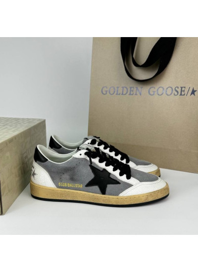 Ball Star Gray nappa black star