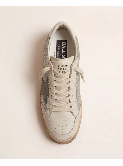 Ball Star in Dark Grey Glitter With Dark Grey Star
