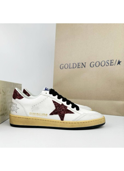 Ball Star Burgundy glitter star Ball Star Burgundy glitter star