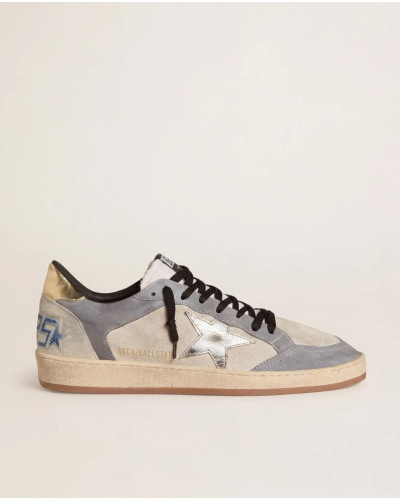 Ball Star in Purple Suede With Silver Star