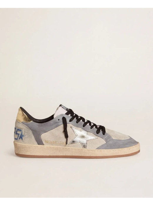 Ball Star in Purple Suede With Silver Star