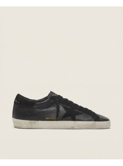 Super-Star Black-suede star