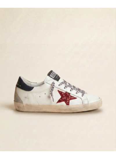 Super-Star Red glitter star