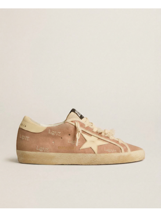 Super-Star Suede powder-pink LOVE