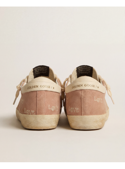 Super-Star Suede powder-pink LOVE