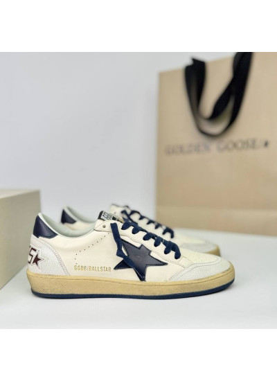 Ball Star Blue leather star