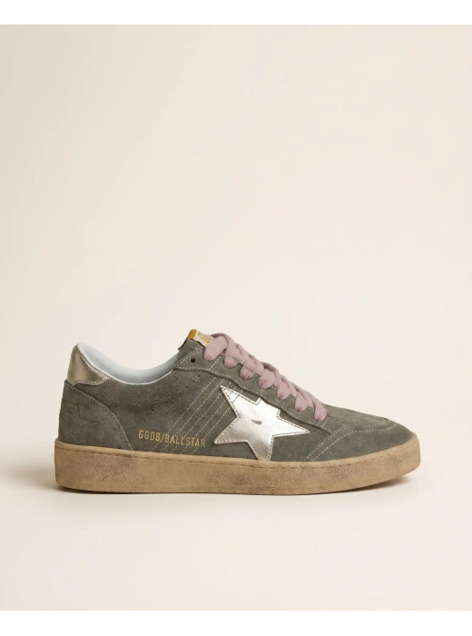 Ball Star in Khaki Suede With Gold Star