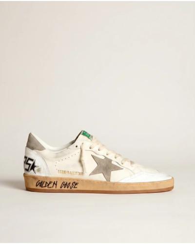 Mens Ball Star Nappa leather with Grey Nubuk star and Grey heel tab