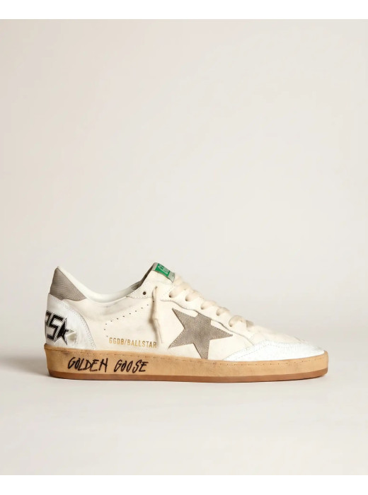 Mens Ball Star Nappa leather with Grey Nubuk star and Grey heel tab