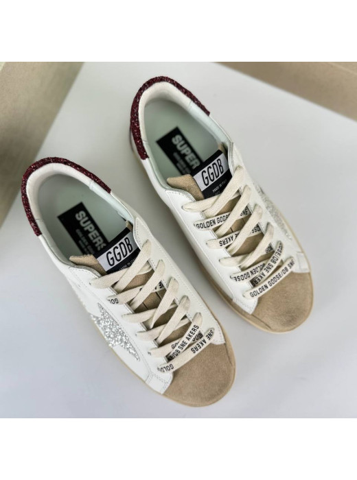 Super-Star Silver glitter star borde