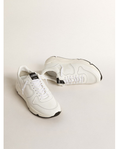 Mens bio-based Running Sole with white star and heel tab