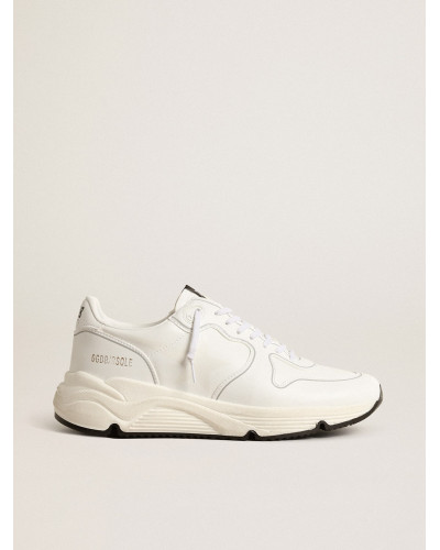Mens bio-based Running Sole with white star and heel tab