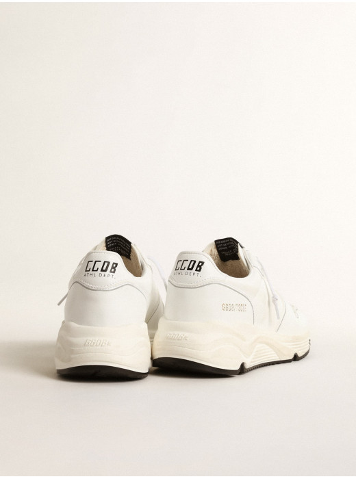 Mens bio-based Running Sole with white star and heel tab