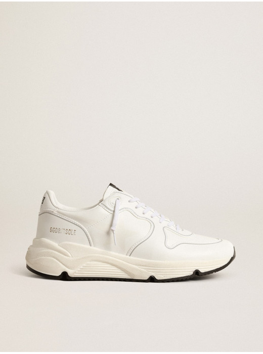 Mens bio-based Running Sole with white star and heel tab