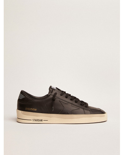 Mens Stardan in total black leather