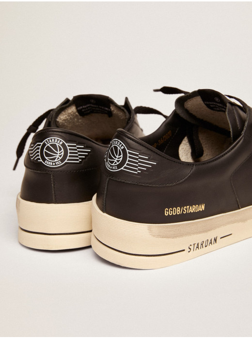 Mens Stardan in total black leather