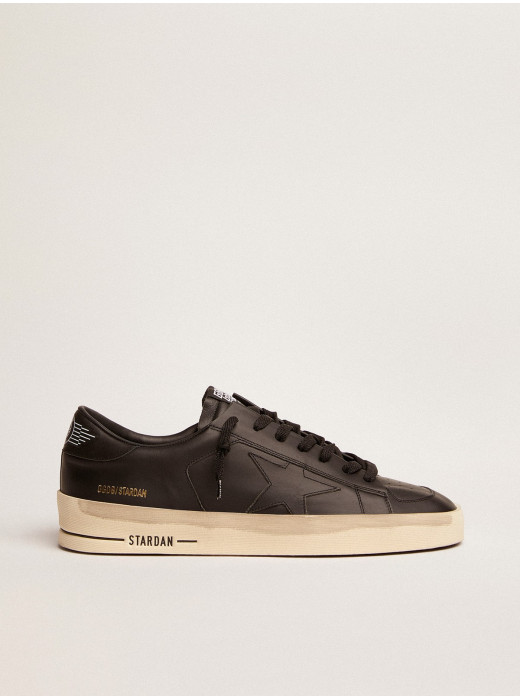 Mens Stardan in total black leather
