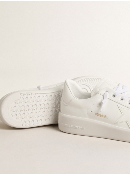 Mens bio-based Purestar with white star and heel tab