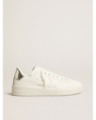 Mens bio-based Purestar with white star and mirror-effect heel tab