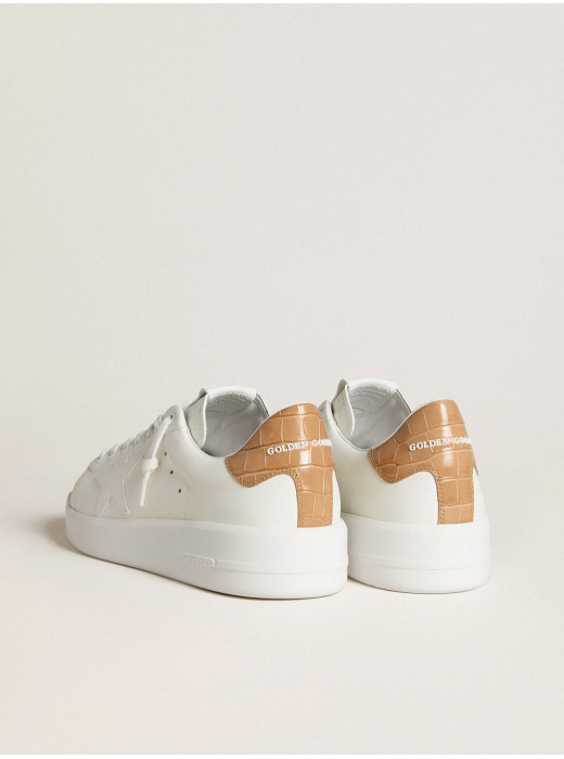 Mens Purestar with leather star and croc-print leather heel tab