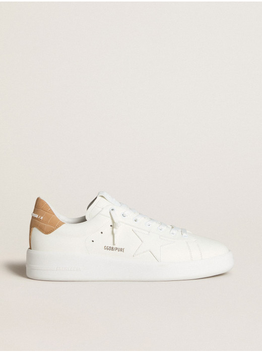 Mens Purestar with leather star and croc-print leather heel tab