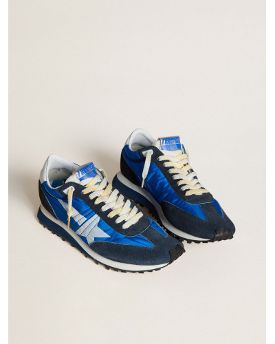 Mens Marathon with blue nylon upper and white star