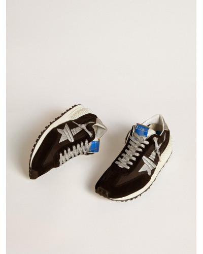 Mens Marathon with black ripstop nylon upper and silver star