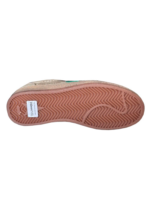 Ball Star in Aged Nappa with Green Leather Star and Blue Heel Tab
