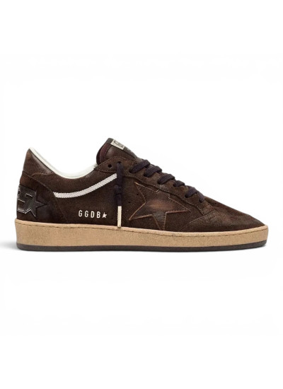 Ball Star in Brown Suede with Brown Leather Star and Heel Tab Ball Star in Brown Suede with Brown Leather Star and Heel Tab