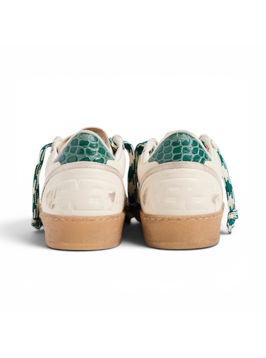 Ball Star LTD with Green Crocodile-Print Star and Heel Tab