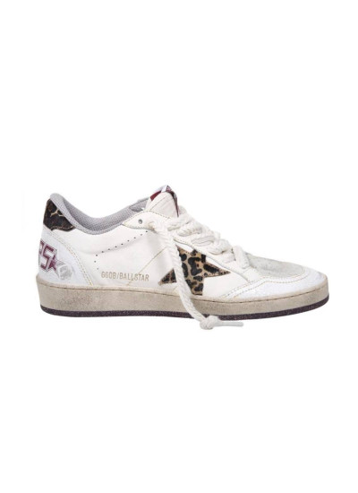 Ball Star VCE with Leopard-Print Pony Skin Star and Heel Tab Ball Star VCE with Leopard-Print Pony Skin Star and Heel Tab